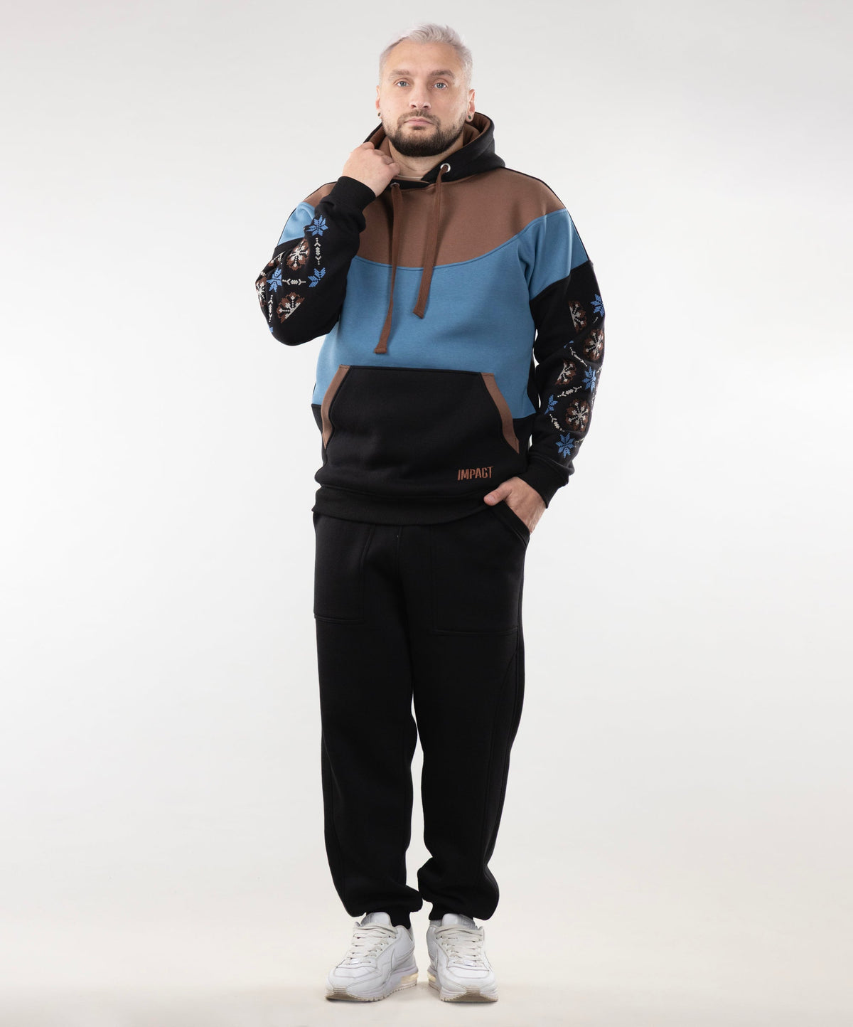 Warm Hoodie "Dnipro" and Warm Sweatpants For Men