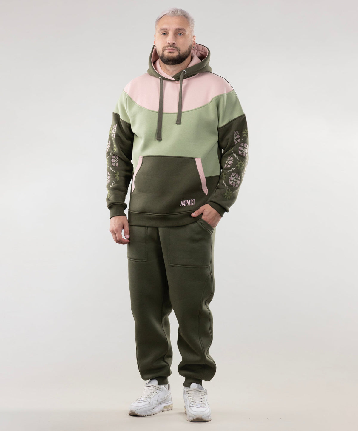 Warm Hoodie "Dnipro" and Warm Sweatpants For Men